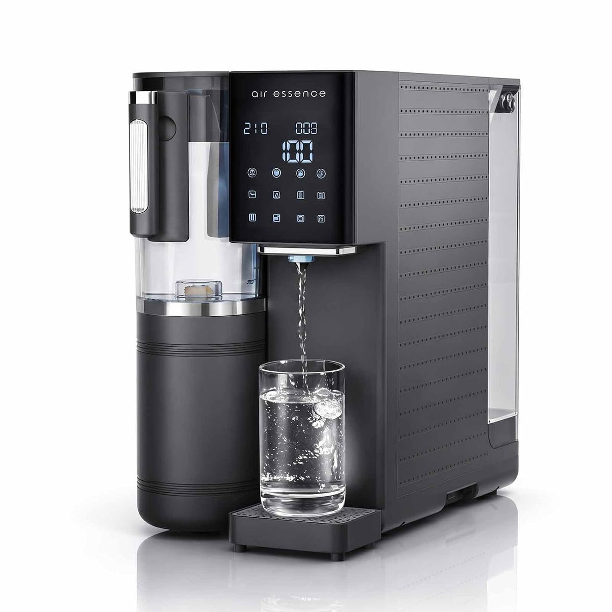 Air Essence Kompressor, Schwarz, Zephyr H₂Gen3 6 in 1 Umkehrosmose Wasserfilter