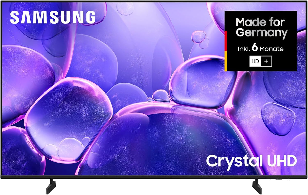 Samsung Fernseher, 43 Zoll, 108 cm, Schwarz, Smart TV, Crystal UHD U8079F LED, MetalStream Design, SmartThings