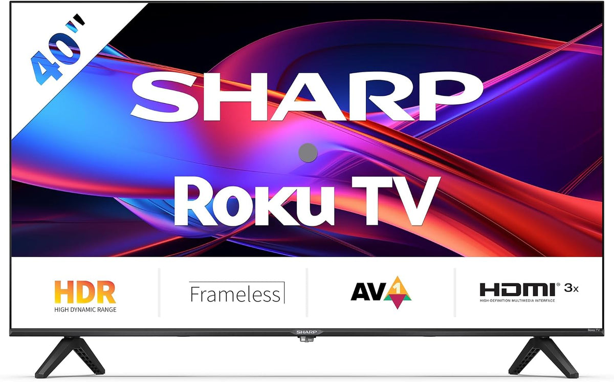 SHARP Fernseher, 40 Zoll, 101 cm, Schwarz, 40GD2225E