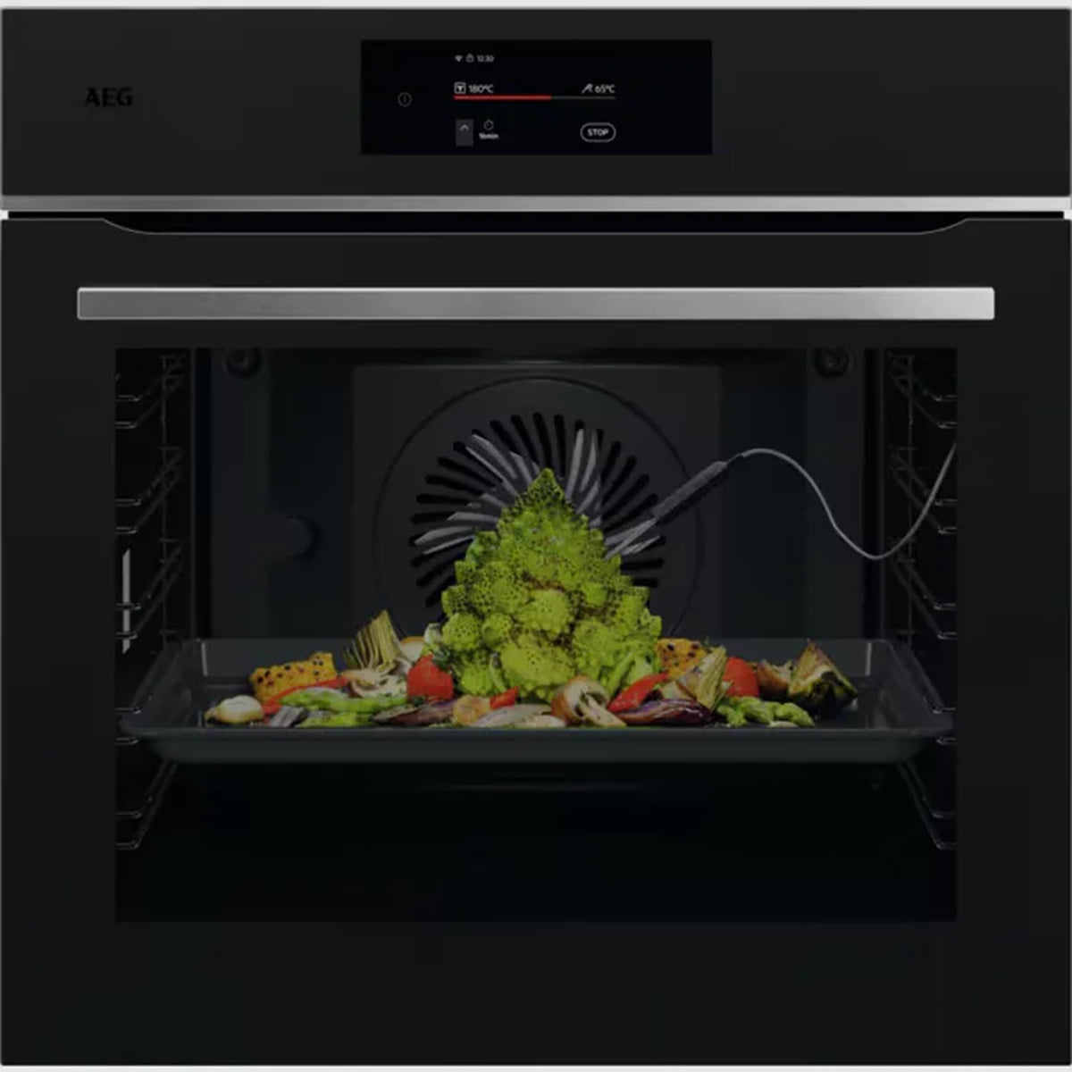 TE8PB731AT Backofen, 71 Liter, Schwarz, Elektro-, Grill, Energieklasse A++