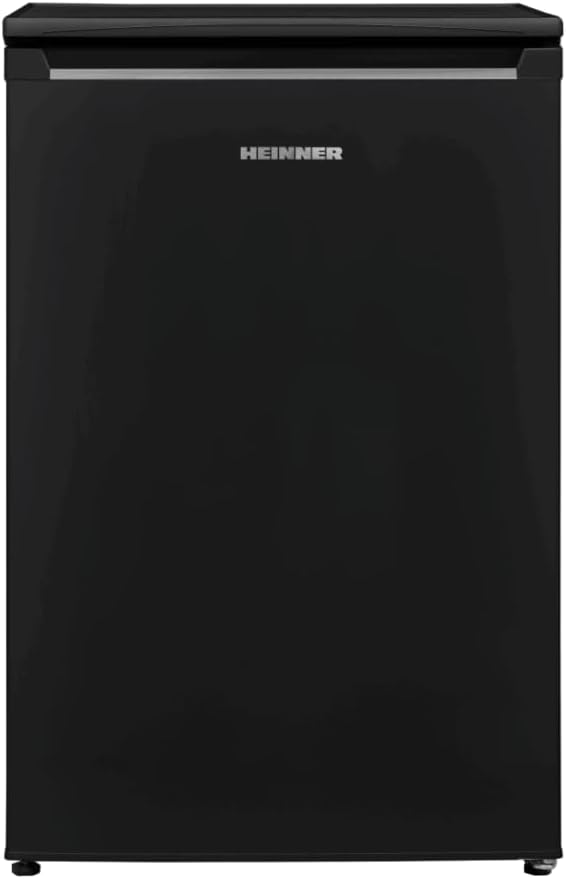 HEINNER Gefrierschrank, 103 L, Schwarz, HFF-V102BKE++, Kompakter freistehend mit Fassungsvermögen, 3 Gefrierfächern