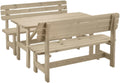 Gartenmöbel-Set iWerk, Grau, Gartengarnitur, Gartengarnitur aus Holz