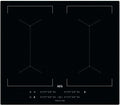 AEG Kochfeld, Schwarz, IKE64450IB Induktions autark