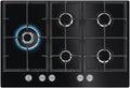 AEG Kochfeld, 75 cm, Schwarz, HKB75820NB Gas autark Standardbreite Zündsicherung