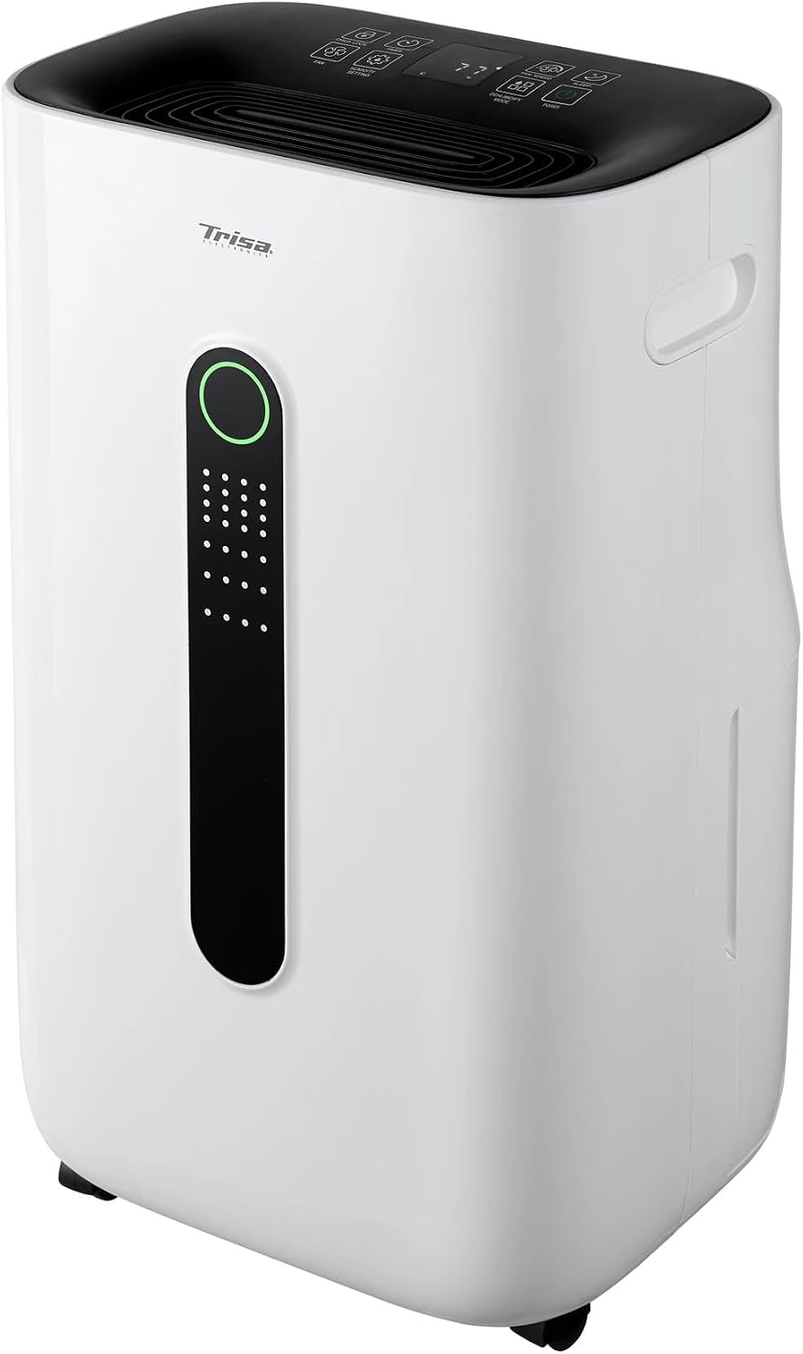 Trisa Luftentfeuchter, 20 L, Weiß, Dry Mate Pro /Tag, HEPA & App, für Keller & Büro
