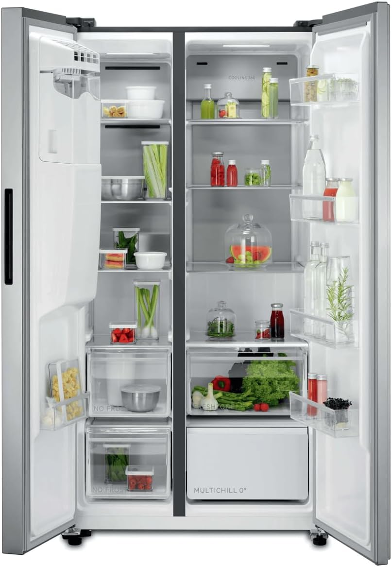 AEG Kühlschrank, 1775 mm, 572 L, grau, 9000 MultiChill 0° / Side by Side / / /NoFrost ORX9V351DU, Seiten